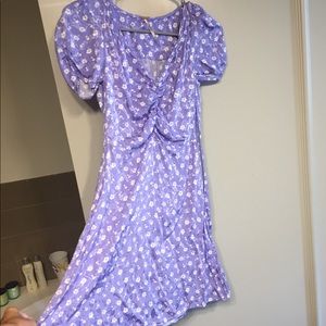 Lilac free people mini dress xs
